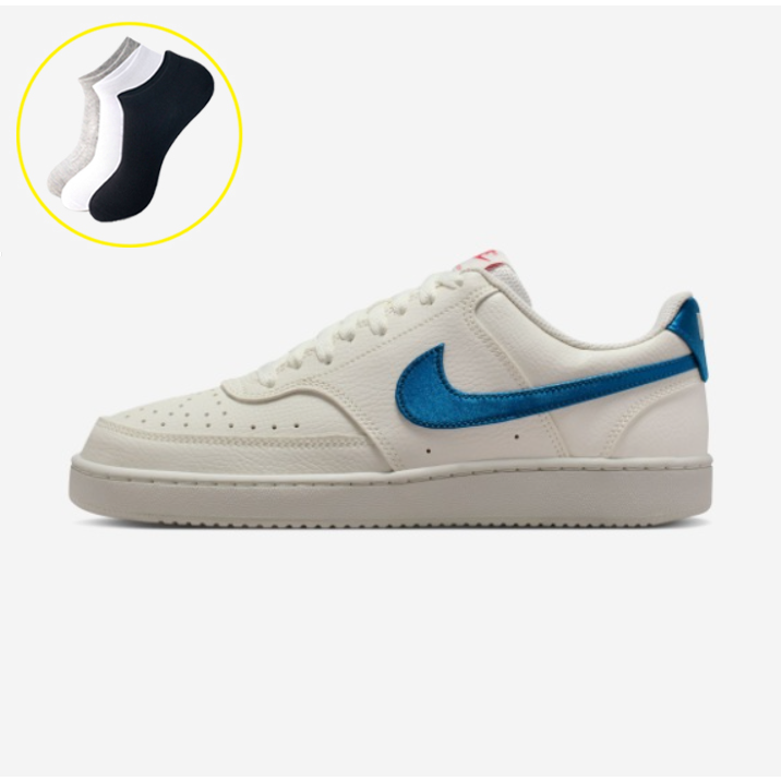 [국내매장판] 나이키 우먼스 코트 비전 로우 스니커즈 + 데일리양말 증정 74,900원