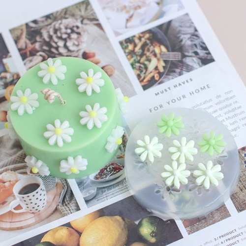 수제몰드 - 데코 데이지 미니 플라워 7구 2,980원