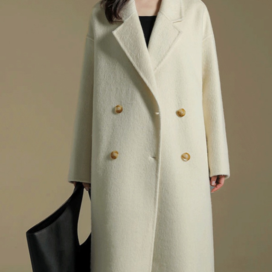 FASHION DHSWGJ 1/1+1재벌 분위기 다운 모직 코트 - 촉감 부드러우며 내구성 강, 겨울 스타일 핵심 아이템코 31,000원