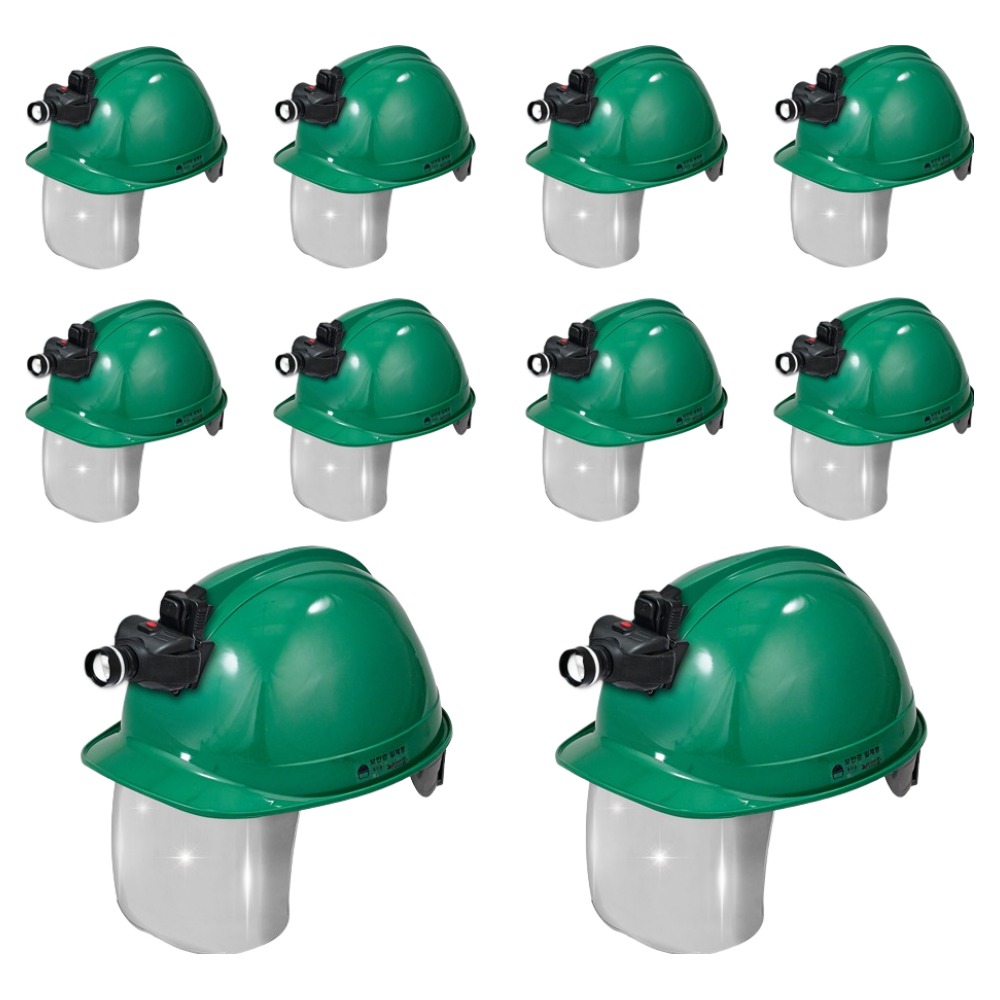 동명 고급형 일반창 실버보안경 안전모 헤드랜턴포함  다크그린 487,100원