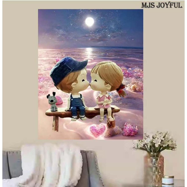 엠제이에스 명화그리기  50x40cm (캔버스형) DIY 유화 세트 13,800원