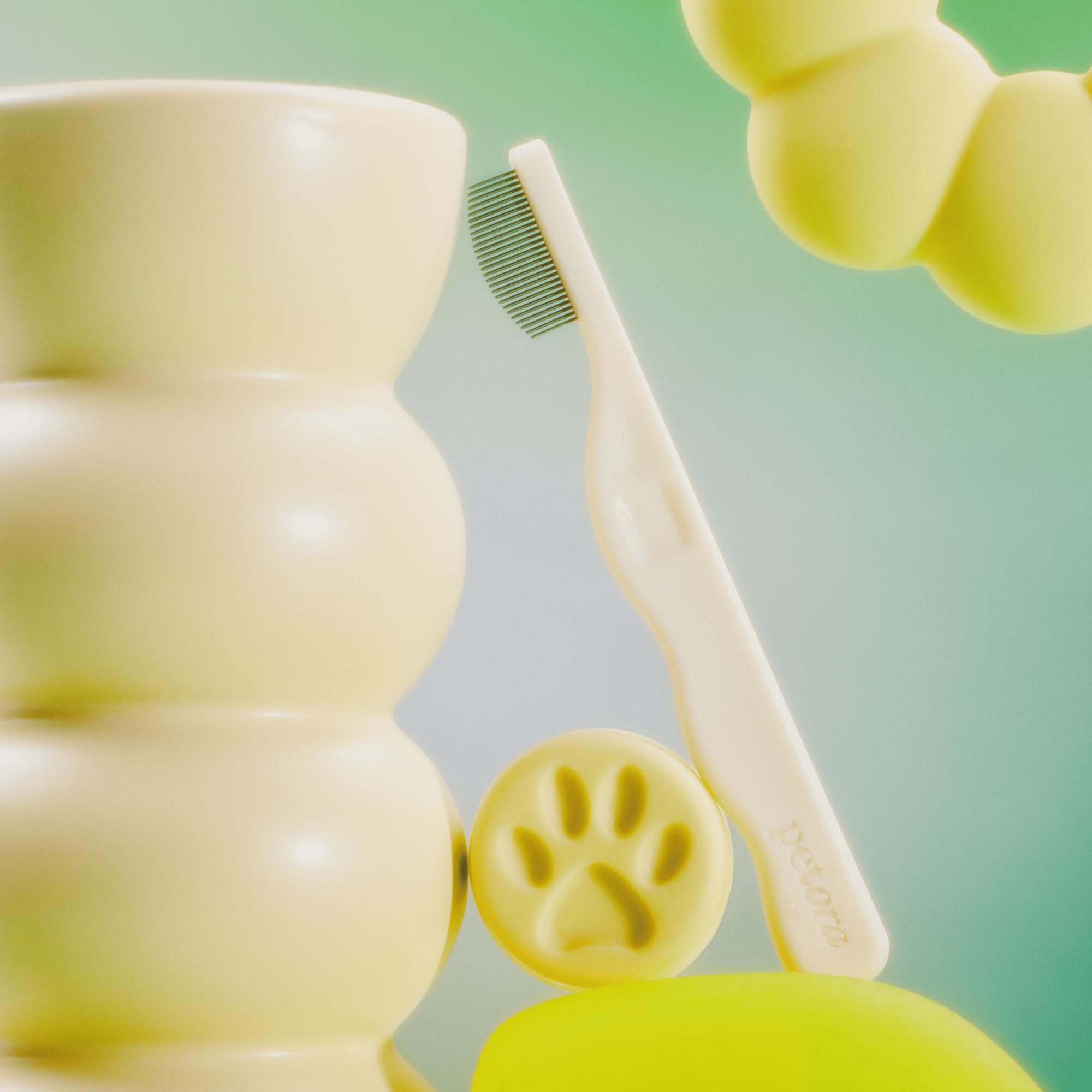 페토라 브러시 온 미 눈꼽 빗, 버터콤, 둥근 라운드, 베이지, 1개, 1개, 버터 11,400원