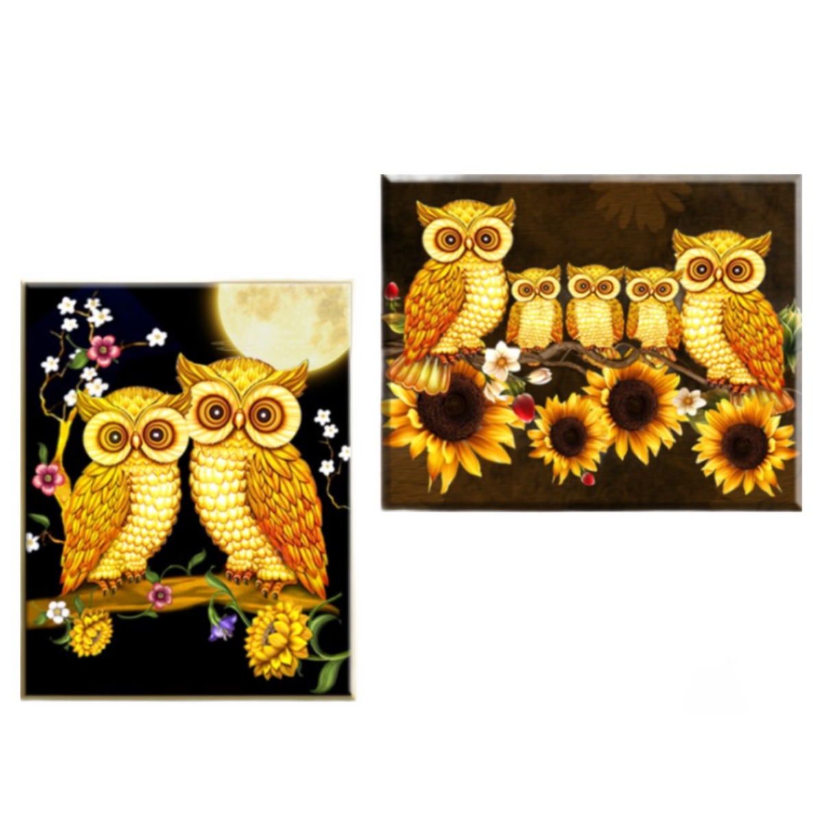 파센 2P 액자 보석십자수 캔버스형 DIY 키트 40 x 50 cm, FN02.귀한부엉이, 2개 44,900원