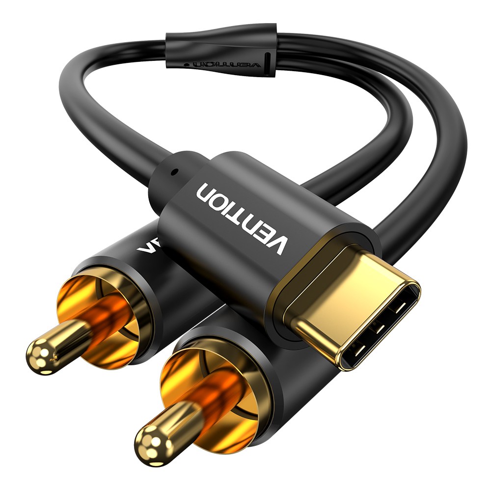 벤션 하이파이 DAC C타입 to 2 RCA 오디오 케이블 15,100원