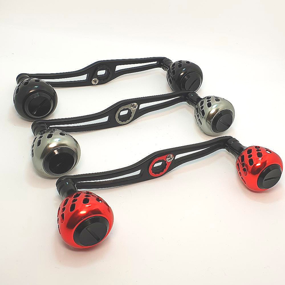 베이트릴 파워핸들 더블핸들 4볼 130mm 장축 튜닝핸들 노브 선상 쭈꾸미 다운샷, 1.블랙 22,000원