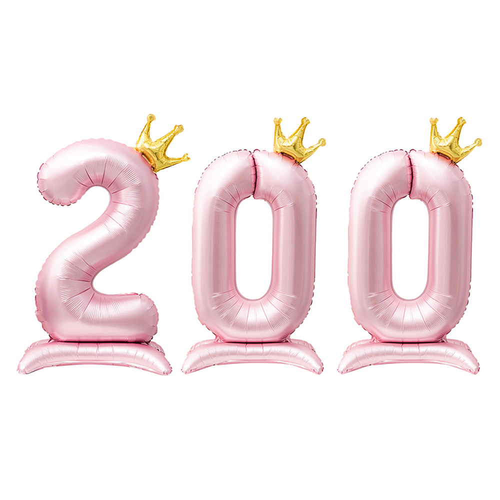 인블룸 대형 왕관 스탠드 파티풍선 숫자 2 + 숫자 0  2p 세트 6,250원