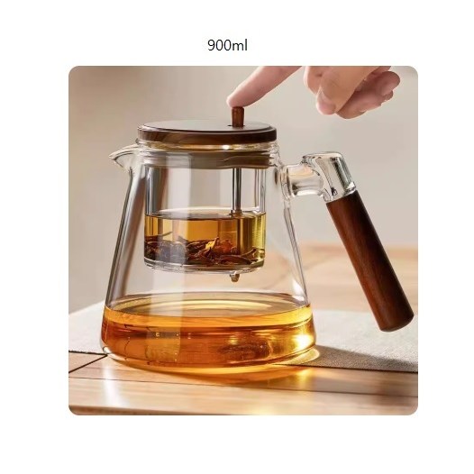 원버튼 드롭티 머그 티팟 티메이커 유리 내열 투명 27,900원