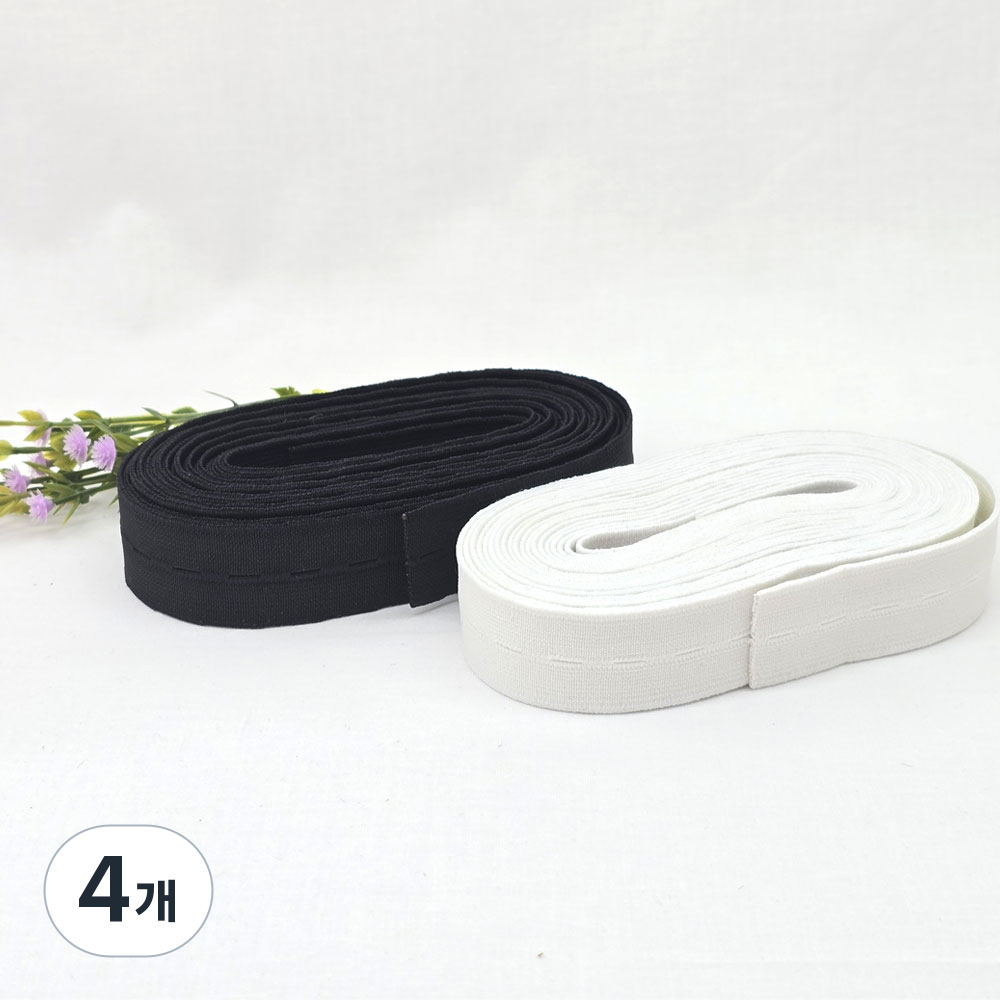 드림토리 단추구멍 허리고무밴드 25mm 4.5M(5마) 12,850원