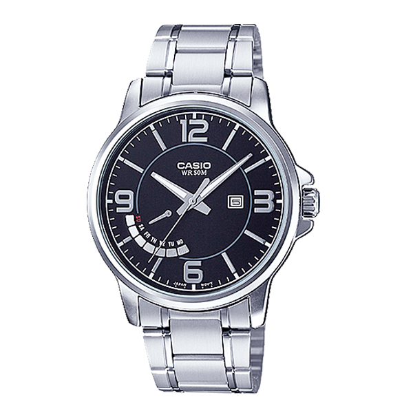 카시오(CASIO) 남성메탈시계 MTP-E124D-1A 98,500원