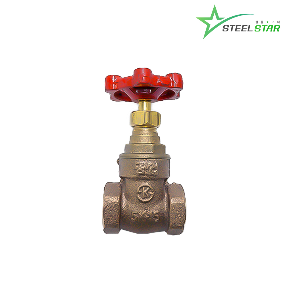 국산 황동 게이트밸브 나사형 5K-15A 청동 신주 수도 부속 파이프 펌프 물탱크 배관자재 24,500원