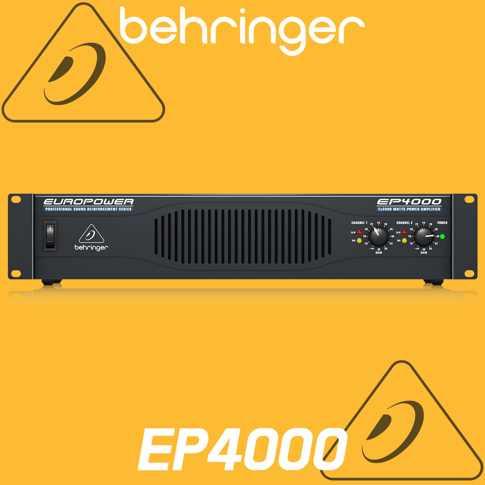 [공식인증점] 베링거 EP4000 파워앰프 2채널 4000W 스테레오 교회 학교 공연용 행사용 무대용 파워 앰프 786,000원