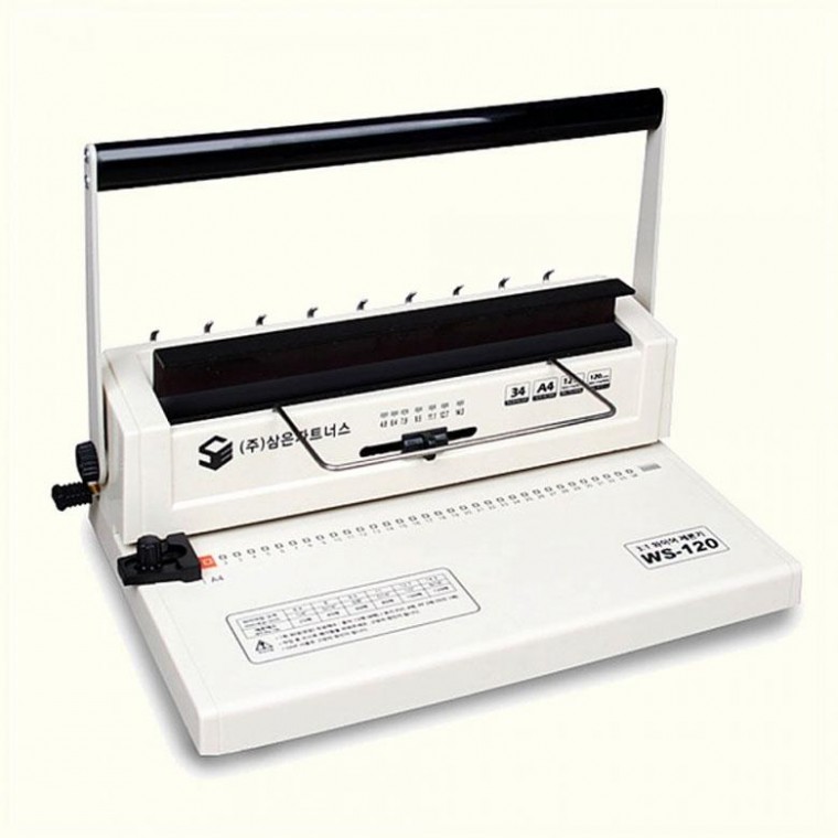 와이어링 제본기 삼은 제본기 삼은 와이어링 삼은 와이어링 제본기 WS-120 와이어링제본기 194,640원