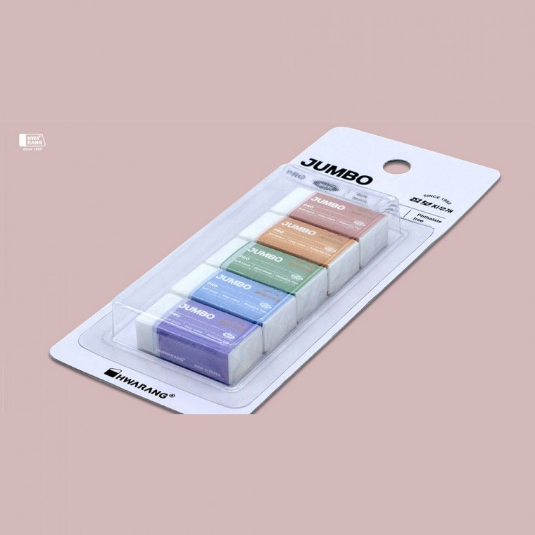 화랑 점보프로미니 지우개 5P(5개입) 세트 JP-mini5P, 1개, 상세페이지 참조 4,490원