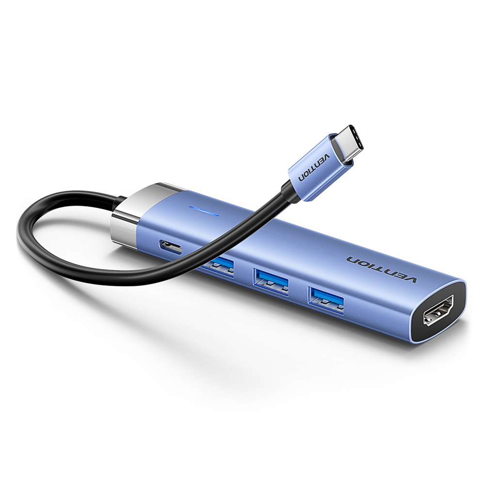 벤션 C타입 HDMI PD USB3 멀티허브 TGESB, 블루, 1개 36,900원