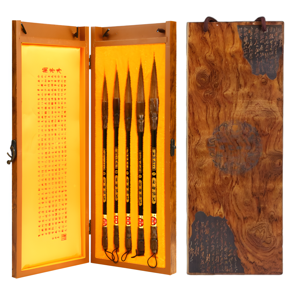 Naccessory 고급 서예 붓 5종 세트 캘리그래피 족제비털, 1세트 29,900원