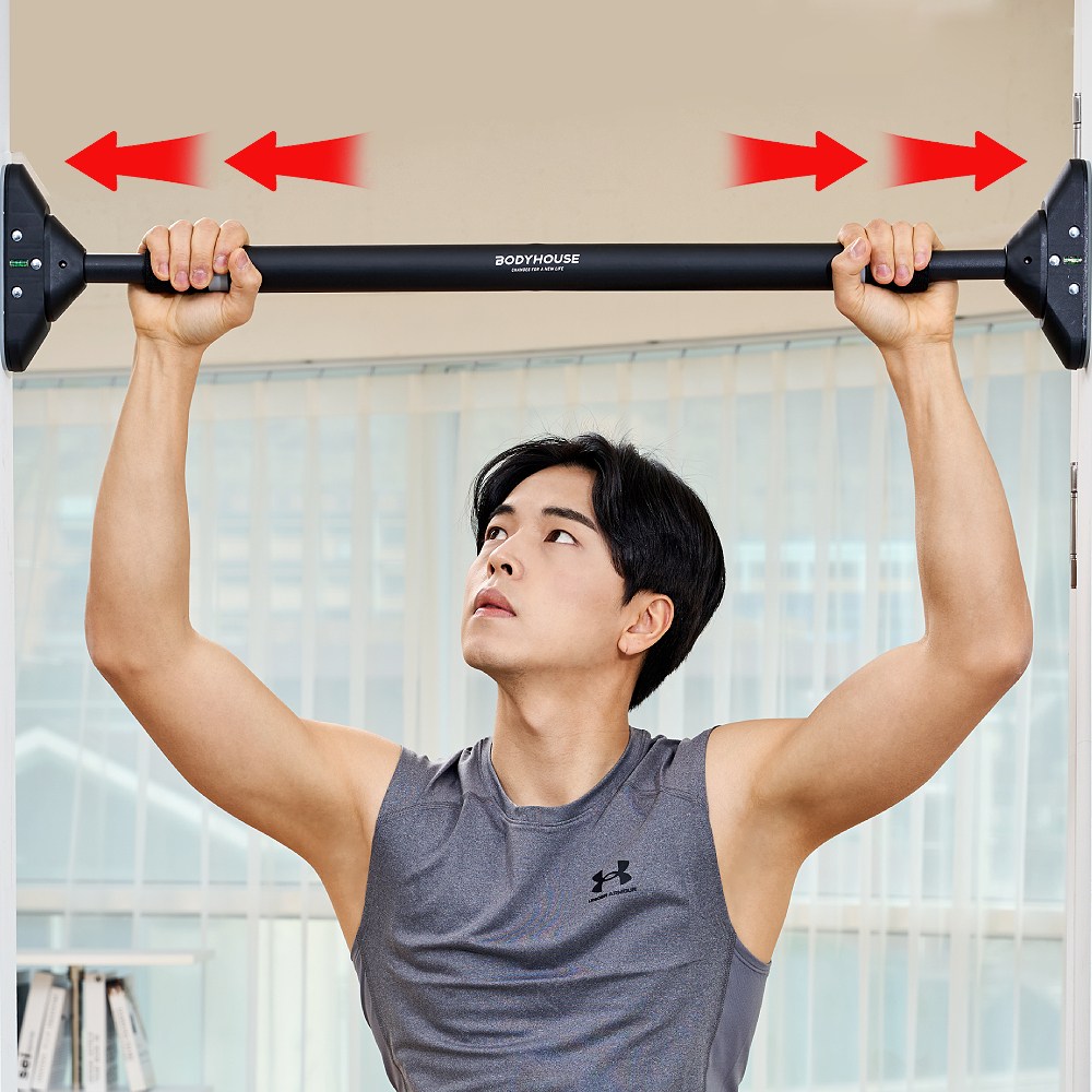 바디하우스 안전하고 넓은 문틀 철봉 가정용 실내 턱걸이 운동 기구 집 30,900원