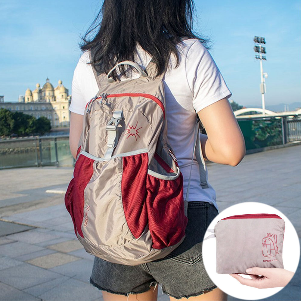 엘마운틴 초경량 접이식 방수 배낭 20리터 아웃도어 여행 등산 가방 소형 휴대용 백팩 19,700원