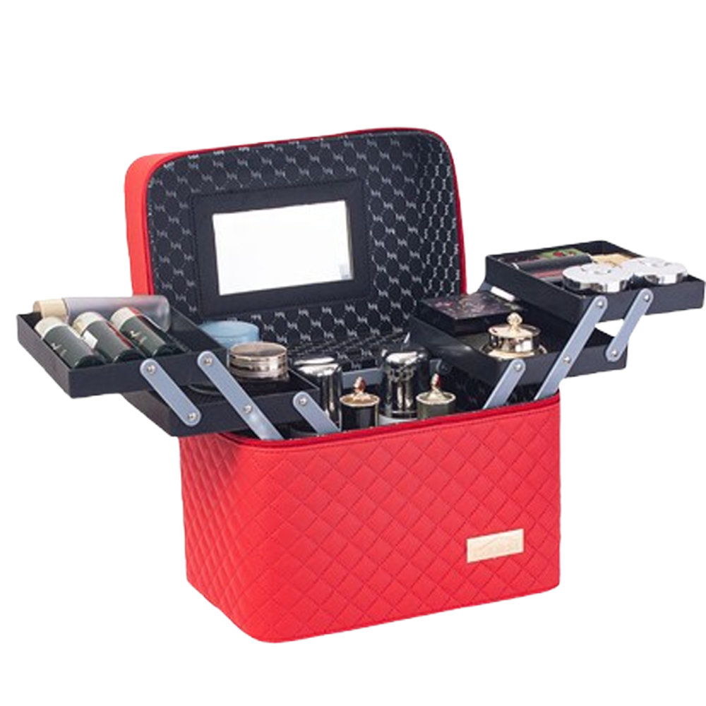 프라홈 대용량 4단 폴딩 계단 메이크업 박스 미용가방 PR647 27,600원