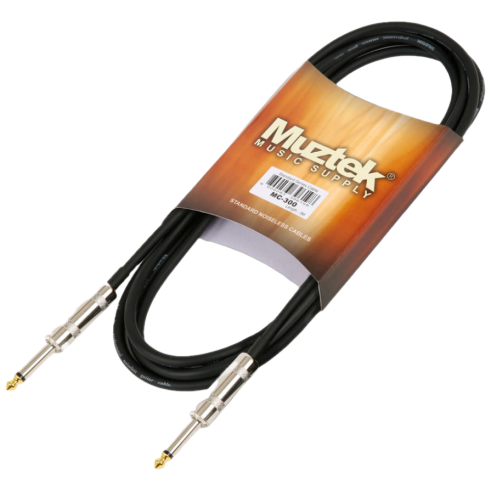 뮤즈텍 기타 케이블 MC-300 / 일렉 베이스 앰프 연결, 블랙, MC-300 7,500원