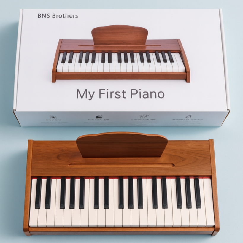 BNS 마이퍼스트피아노 37건반 3옥타브 입문용 디지털 전자피아노 KC인증 악보세트 BNS MY FIRST PIANO 129,000원