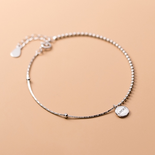 에르모사제이 W022 실버 925 데일리 여자 은볼 로즈 골드 레이어드 은 팔찌 42,900원