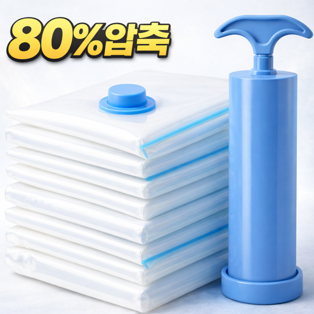 오어브랜드 전용펌프 세트 투명 진공 의류 이불 옷 압축팩 12,990원