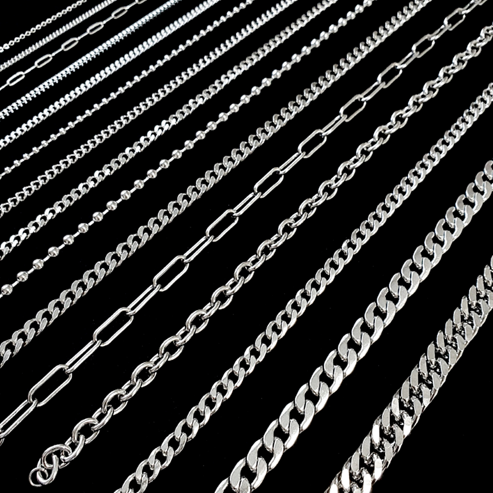 써지컬스틸 체인목걸이 와이티지 style_084 반지줄 여성 군번줄 여자 남자 커플 데일리 9,800원