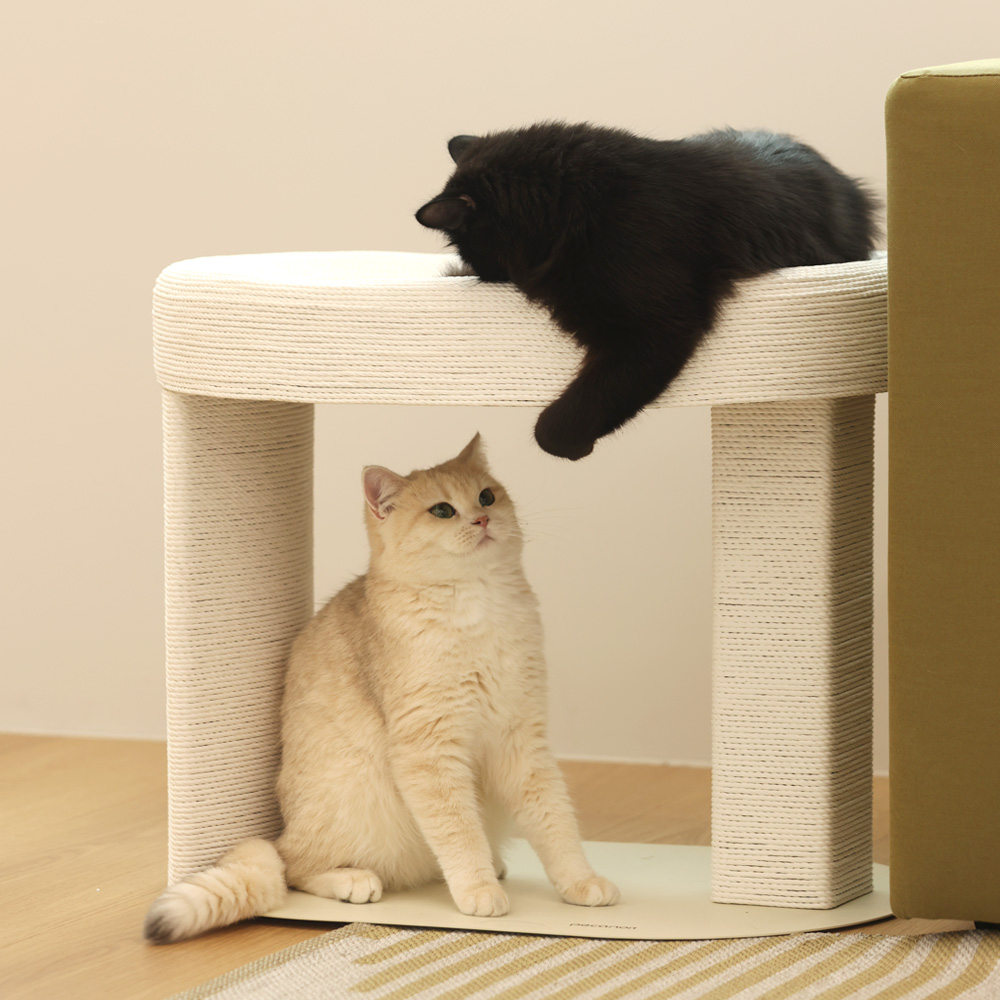 피카노리 고양이 스크래칭 타워, 화이트, 1개 39,000원