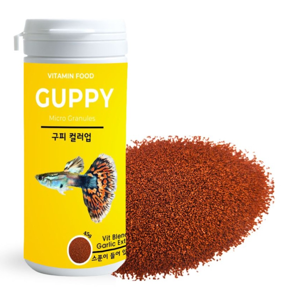 아쿠아리노 컬러업 구피 비트 사료, 1개, 100ml 4,000원