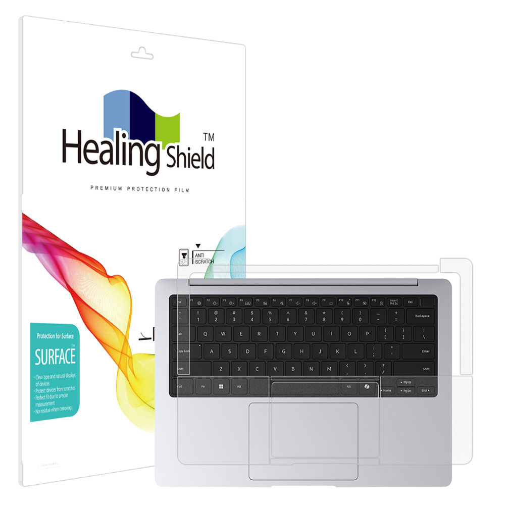 힐링쉴드 갤럭시북6 프로 NT940XJG 무광 팜레스트 터치패드 필름 2p 세트 15,000원