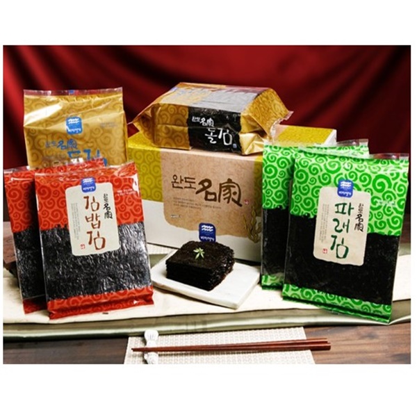 완도명가 김세트2호(돌김100장x2속,김밥김100장x2속,파래김100장x2속) 97,200원
