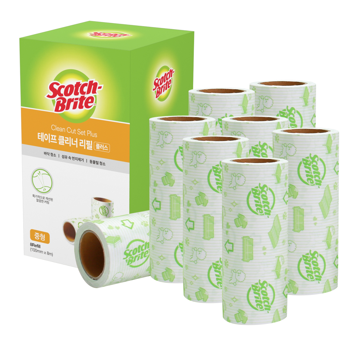 스카치브라이트 클린컷 테이프 클리너 세트 플러스 중형 리필 24,800원
