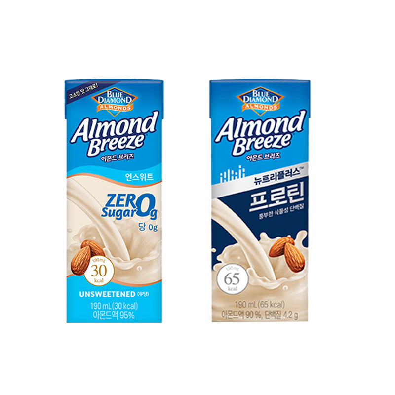아몬드브리즈 190ml 24팩 5종혼합 무료배송 오리지널/언스위트/초콜릿/프로틴/아몬드앤오트 24,960원