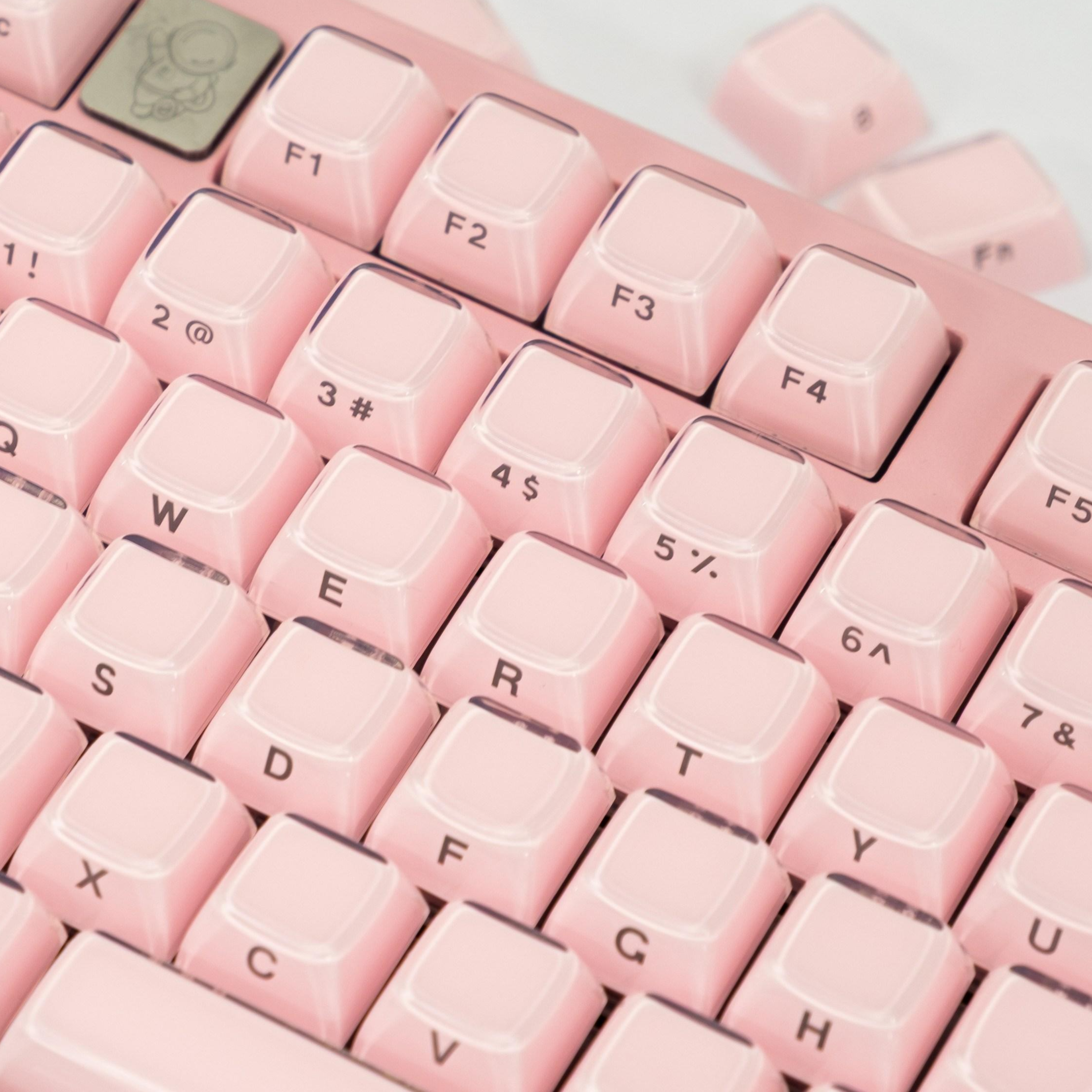 키덜테리어 크리스탈 젤리푸딩 반투명 측각 키캡 영문각인 OEM프로파일 이중사출 29,500원