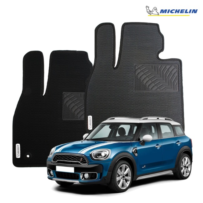 미니 컨트리맨 2세대/F60 (17년~) 미쉐린 스마트 매쉬코일매트 차량용카매트 국내생산, 블랙 76,900원