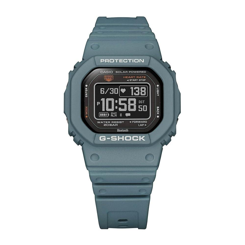 Casio 남성용 G-Shock Move DW-H5600 시리즈, 멀티스포츠 (달리기, 걷기, 체육관 운동), 심박수 시계, 돌핀 블루, DW-H5600-2CR 565,600원