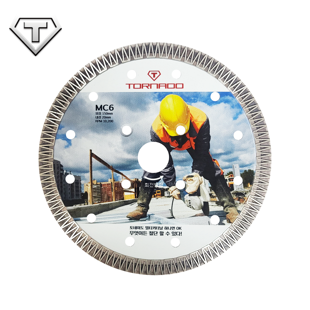 토네이도 멀티커터날 절단석 그라인더날 타일커터날 타일러 다이아몬드날, 1개 28,990원