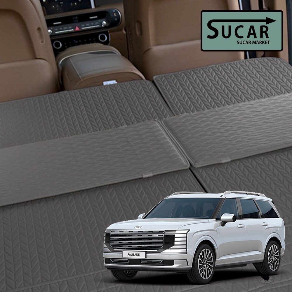 더블유엠카 디올뉴 팰리세이드 LX3 리노 차박 평탄화매트 프리미엄 고강도 틈새연결 확장보드 트렁크 1P 32,890원