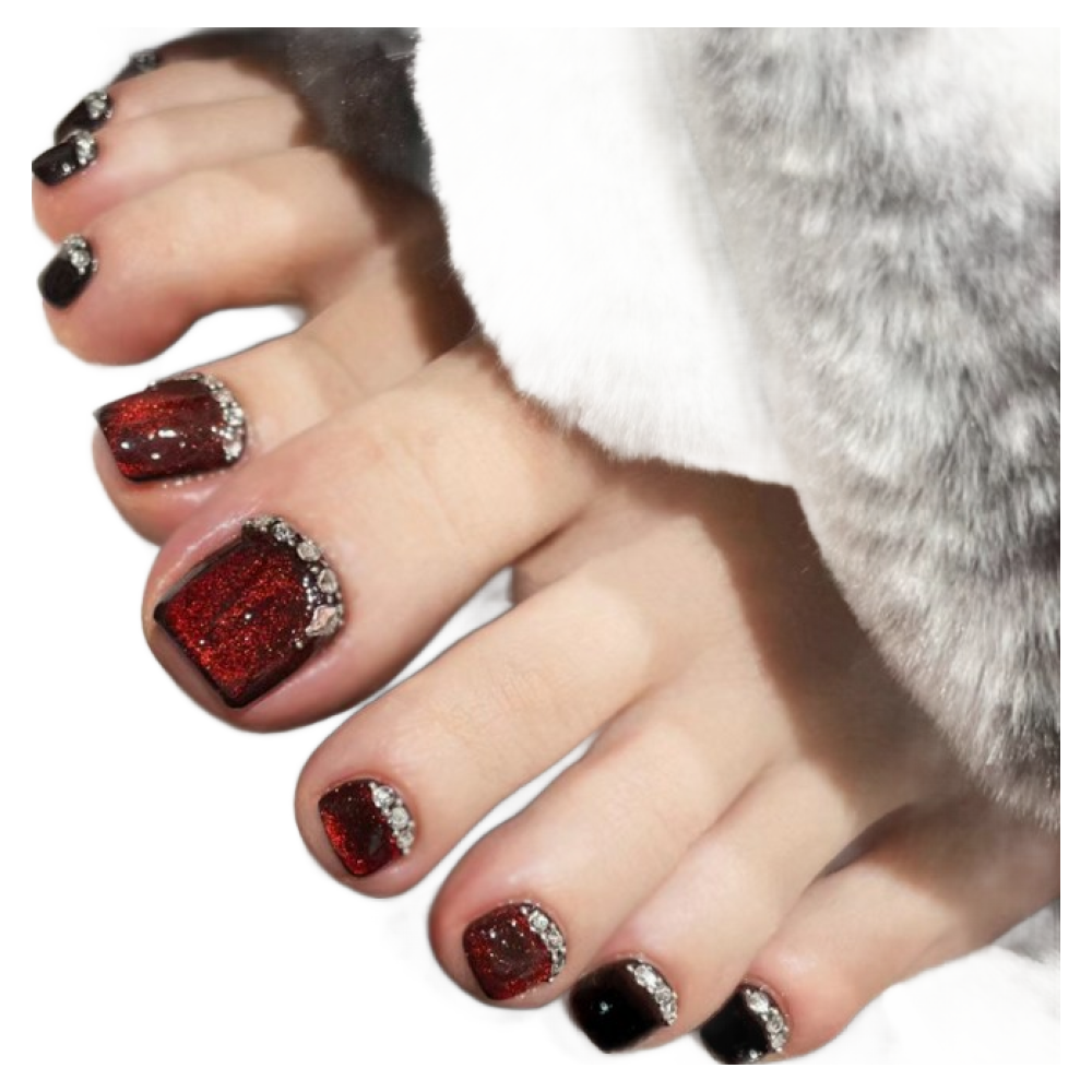 잇템샵 100여종 바캉스 페디큐어 네일팁 셀프 네일 아트 패디팁+글루+양면테잎 세트상품 6,500원