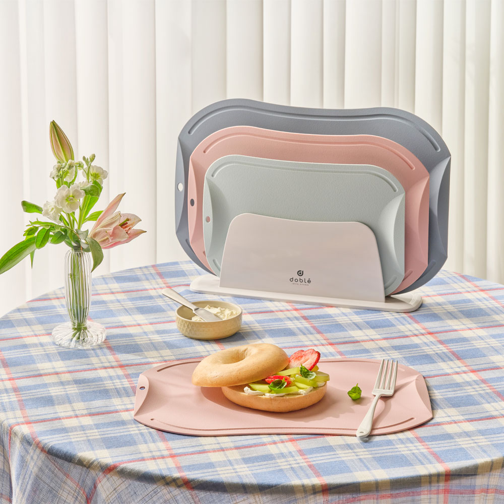 도블레 칼집이 나지 않는 도마 스프링블룸 세트 59,800원