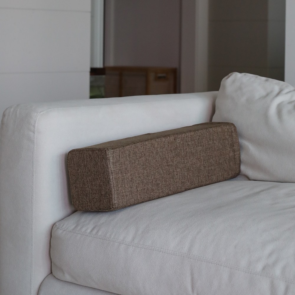 띵덕 소파 쇼파 팔 걸이 거치 받침 쿠션, 브라운 19,900원