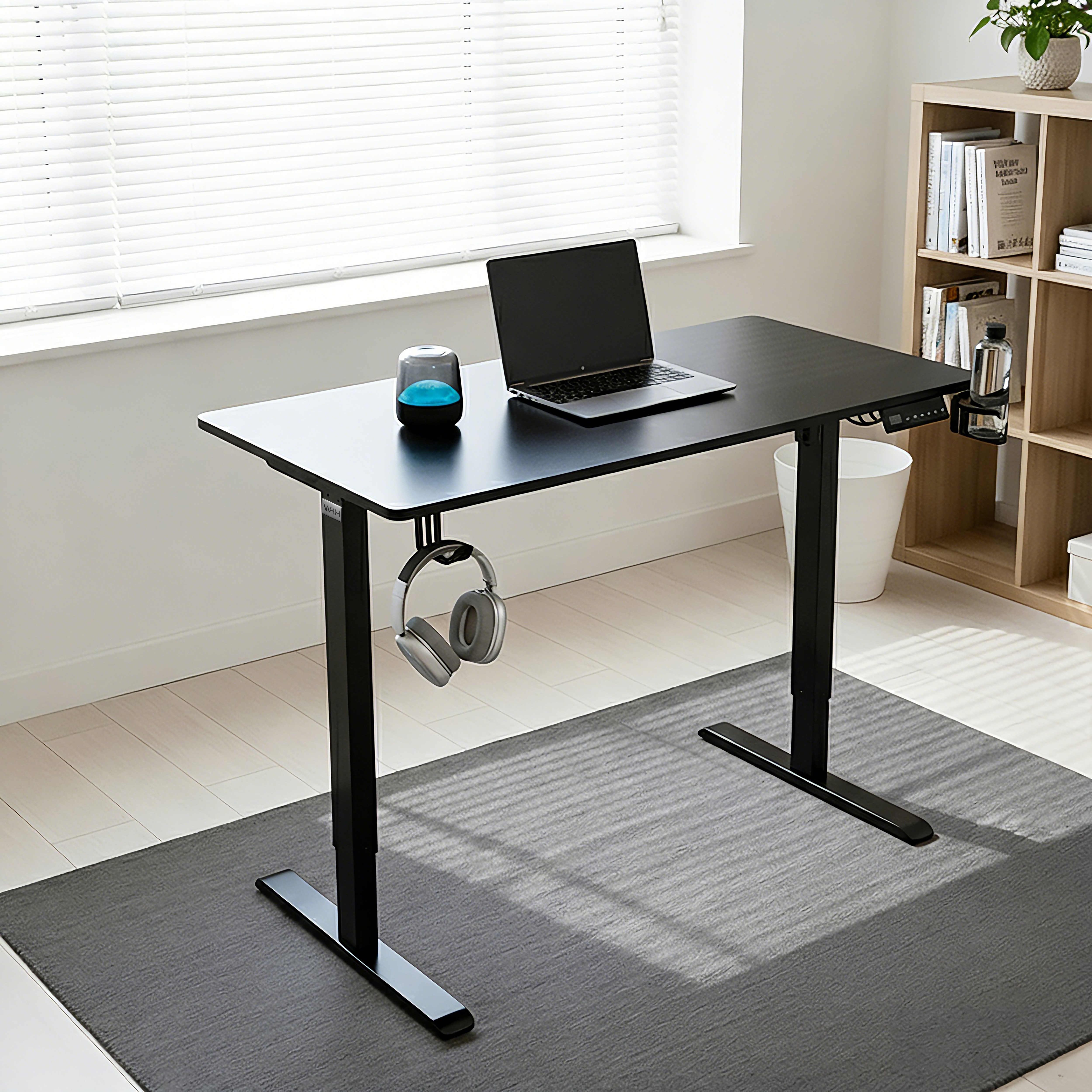 WHH 한 판 상판 전동 높이조절 모션데스크  스탠딩 게이밍 컴퓨터 책상 올인원  초등학생 책상 144,900원