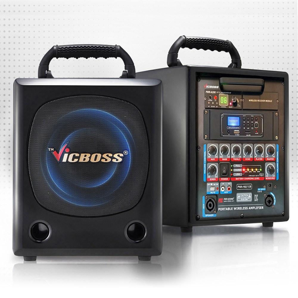 PWA-H831UB 1채널 충전앰프 무선마이크 스피커 USB 블루투스, 헤드마이크 670,000원