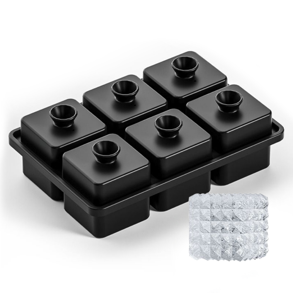 봄아리 실리콘 아이스 큐브 대형 볼 위스키 사각형 얼음틀 6구, 단일색상, 1개 16,700원