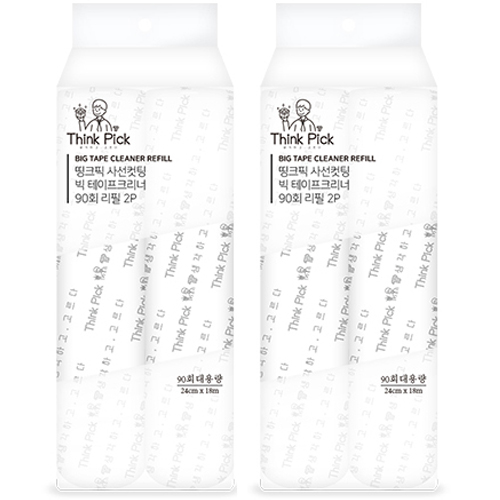 띵크픽 사선컷팅 테이프 클리너 90회 대형 2p 세트 리필 9,900원
