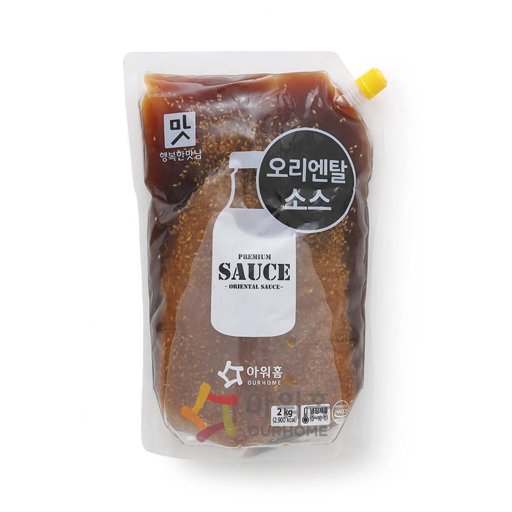 [먹깨비네] 아워홈 오리엔탈 드레싱 소스 2kg 대용량소스 12,590원