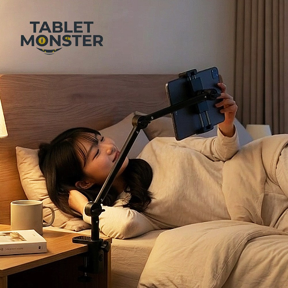 태블릿몬스터 침대 핸드폰 태블릿 거치대, 1개, 블랙, 태블릿 몬스터 거치대 23,800원