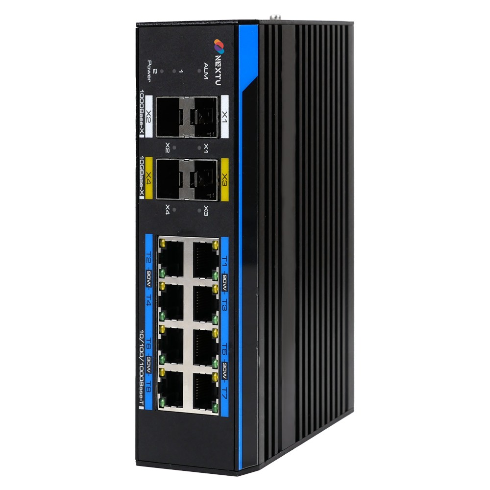 넥스트유 산업용 8포트 L2 매니지먼트 PoE SFP 스위칭허브 597,000원