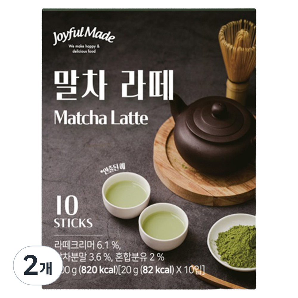 조이풀메이드 말차라떼, 20g, 2개, 10개입 9,800원