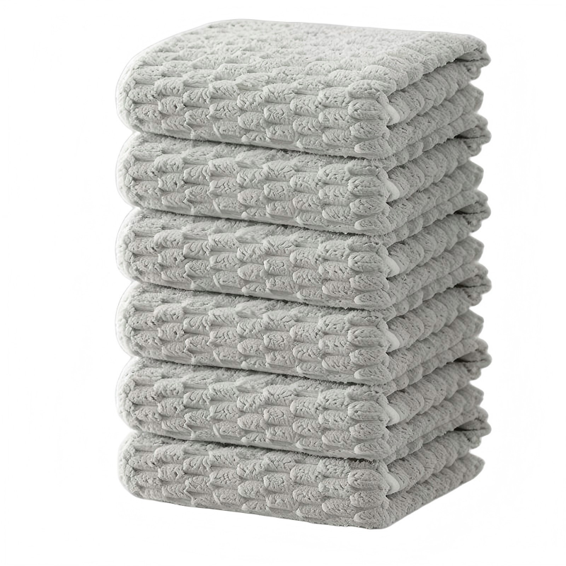 부드러운 호텔수건 먼지없는 고급 수건, 6개, 그레이 14,900원